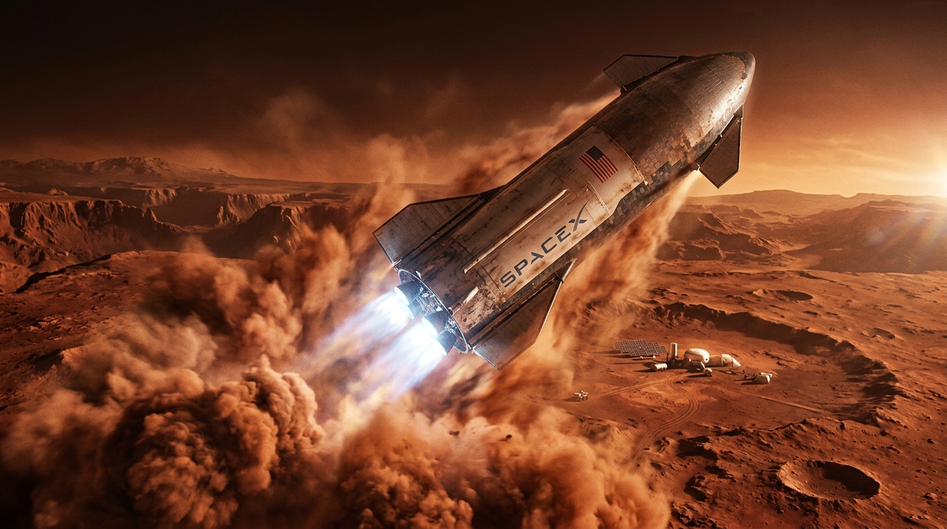 SpaceX Mars Takvimini Açıkladı: İlk İnsansız Starship Seferi Başlıyor!